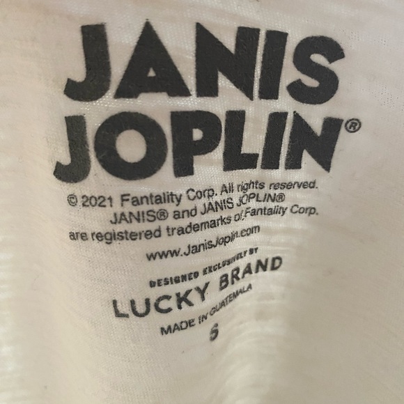 LUCKY BRAND JANIS JOPLIN TEE - Picture 8 of 14